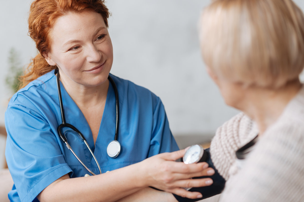 Nurse Checking Patient